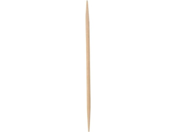Tandstikker, ABENA Gastro, 6,5cm, natur, runde, med spids i begge ender