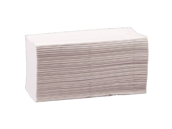 Håndklædeark, ABENA Care-Ness Excellent, 3-lags, Z-fold, 32x22cm, 10,5 cm, hvid - (20 stk.)