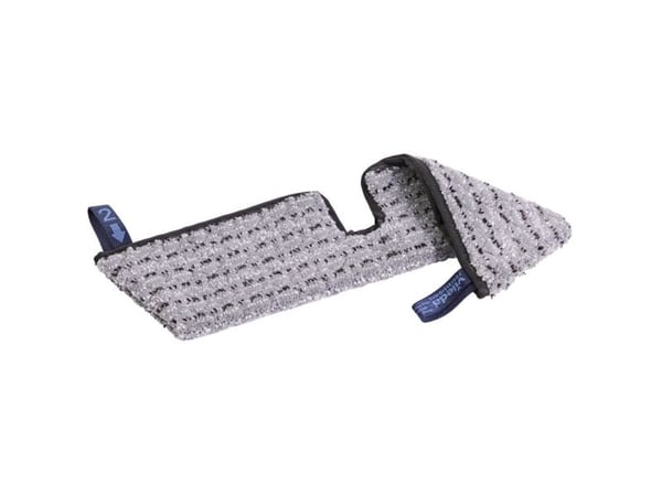 Mopp, Vileda Swep Single r-MicroPlus Pro, grå, polyester/PP, 50 cm, fickor