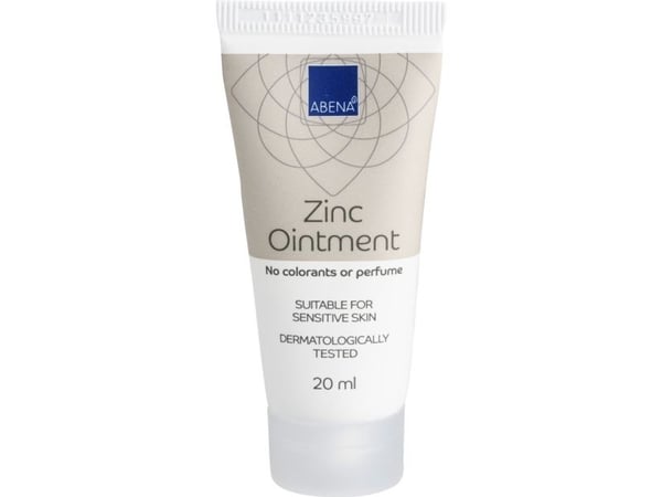 Zinksalve, ABENA, 20 ml, parfumefri - (200 stk.)