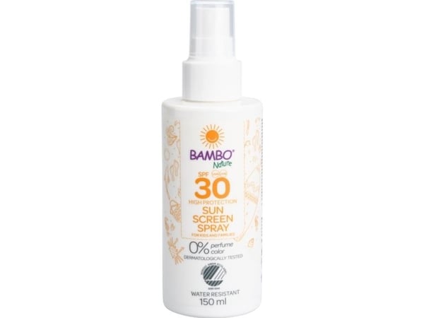 Solspray, Bambo Nature, 150 ml, SPF30 - (6 stk.)