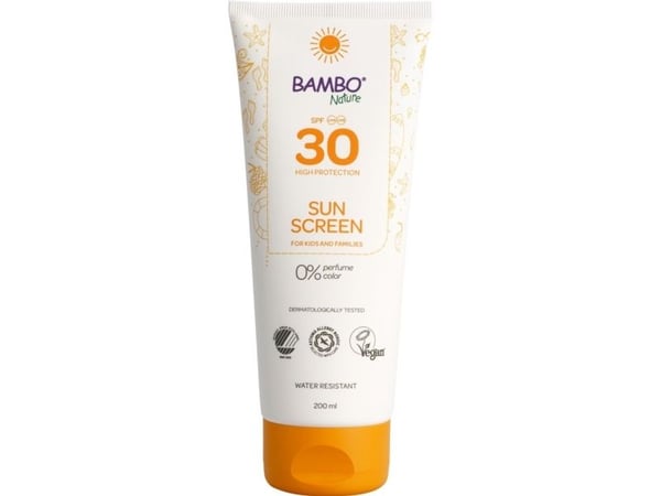 Sollotion, Bambo Nature, 200 ml, UVA- og UVB-beskyttelse, SPF 30 - (6 stk.)
