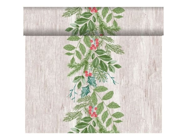 Kuvertløber, Dunicel, Winter Greenery, 2400x40cm - (4 stk.)