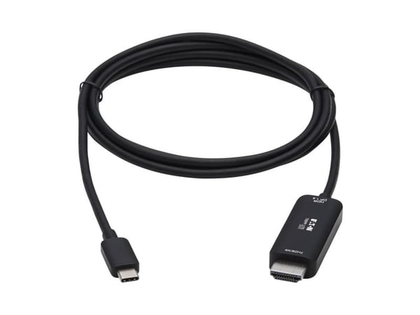 Eaton Tripp Lite Series USB C to HDMI Adapter Cable, 4K 60Hz, HDR, HDCP 2.2, DP 1.4 Alt Mode, Black 6ft - Video/lydkabel - 24 pin USB-C hann til HD...