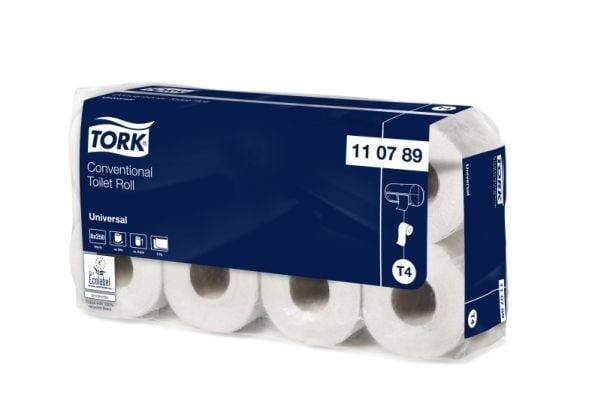 Tork 110789, 250 ark, Vit, 30 m, 12 cm, 9,4 cm, 10,3 cm