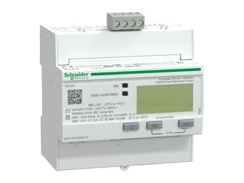 Schneider Electric A9MEM3255, Langallinen, Valkoinen, AC, 60 Hz, 5 A, 90 mm