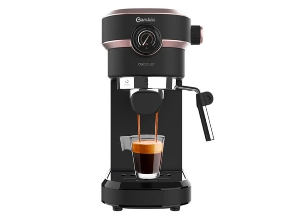 Cecotec Cafelizzia 890 Rose Pro, Espressomaskin, 1,1 L, Malet kaffe, 1350 W, Svart, Rostfritt stål