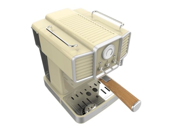 Cecotec 01629, Espressomaskin, 1,5 l, Malat kaffe, 1350 W, Gul