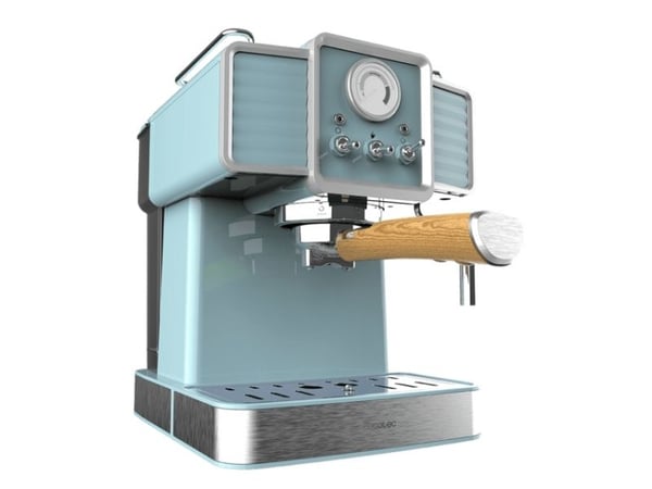 Cecotec 01628, Espressomaskin, 1,5 l, Malt kaffe, 1350 W, Blå