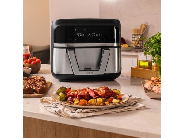 Cecotec Cecofry Dual 9000, Varmluftsfrityr, 9 l, 1 kg, 80 °C, 200 °C, 60 min