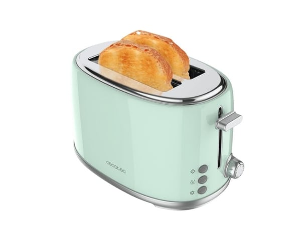 Cecotec 03230, 2 viipale(i)ta, Vihreä, Terästä, Painikkeet, Rotaatio, 980 W