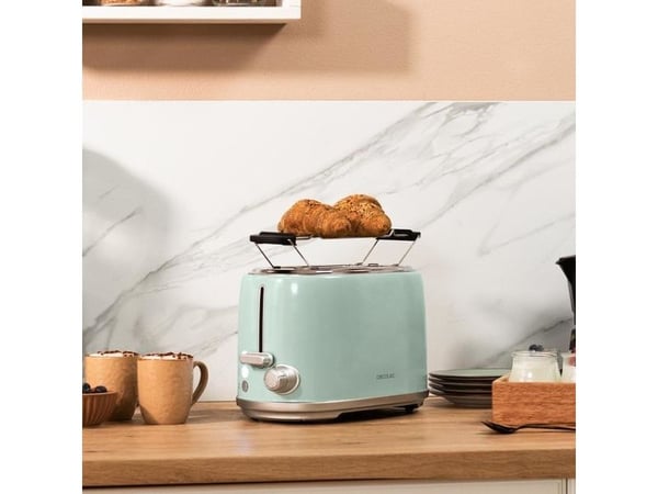 Cecotec 03234, 2 skive(r), blå, stål, knotter, dreie, 980 W, 3 år