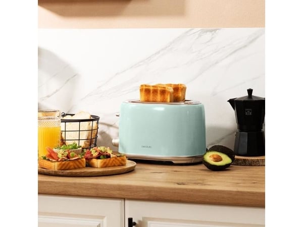 Cecotec 03234, 2 skive(r), blå, stål, knotter, dreie, 980 W, 3 år