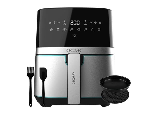 Cecotec Cecofry Full Inox Pro 5500 - Varmluftsteker - 5.5 liter - 1.7 kW - svart/inox