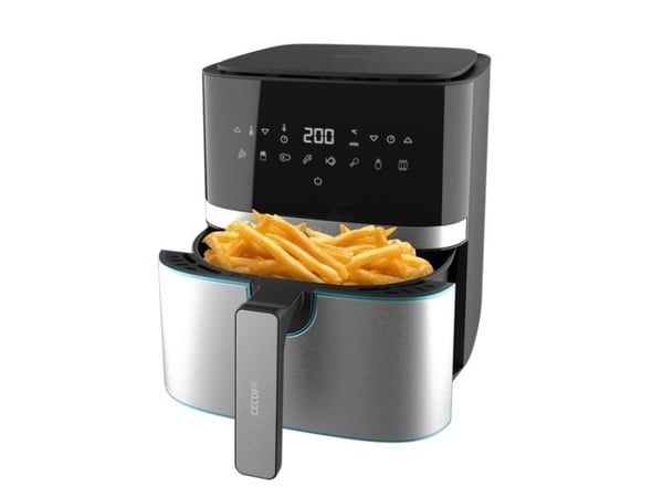 Cecotec Cecofry Full Inox Pro 5500 - Varmluftsteker - 5.5 liter - 1.7 kW - svart/inox