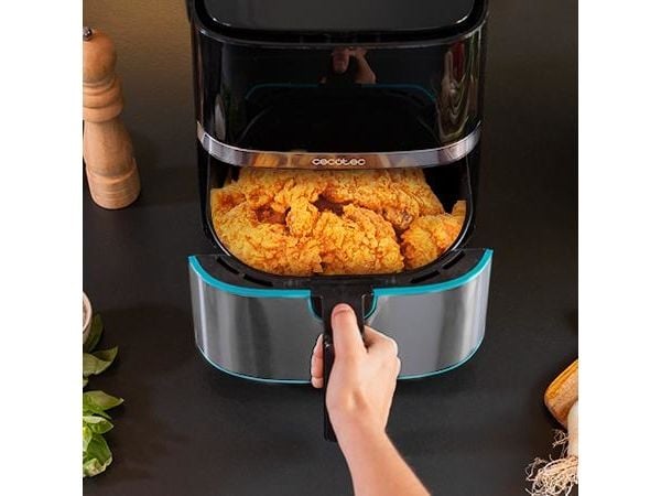 Cecotec Cecofry Full Inox Pro 5500 - Varmluftsteker - 5.5 liter - 1.7 kW - svart/inox
