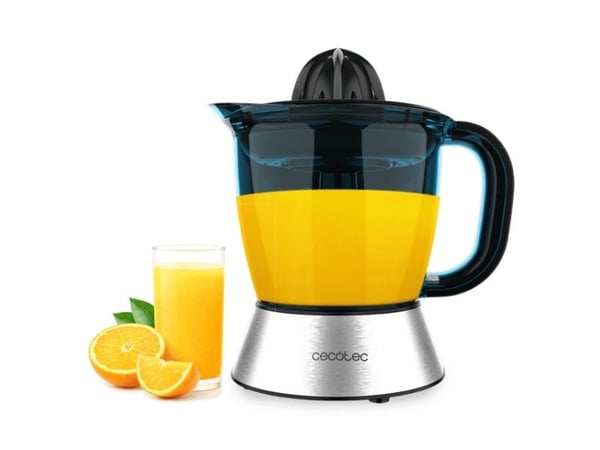Cecotec 03351, Slow juicer, Svart, Blå, Rustfritt stål, 1 L, Plast, 40 W