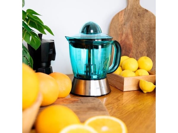 Cecotec 03351, Slow juicer, Svart, Blå, Rustfritt stål, 1 L, Plast, 40 W