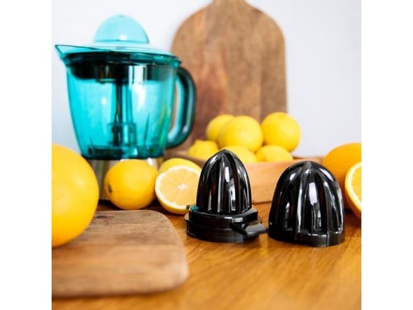 Cecotec 03351, Slow juicer, Svart, Blå, Rustfritt stål, 1 L, Plast, 40 W