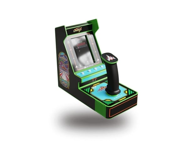 My Arcade Galaga Joystick Player, Multifärg, 8,13 cm (3.2"), USB Type-C, 3,5 mm, USB/Batteri, AA