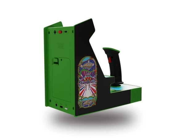 My Arcade Galaga Joystick Player, Multifärg, 8,13 cm (3.2"), USB Type-C, 3,5 mm, USB/Batteri, AA