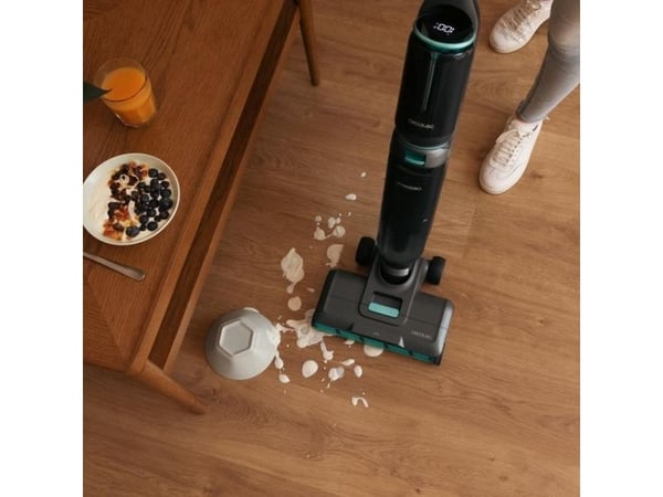 Cecotec 05852, laminaatti, laatta, puu, kuiva ja märkä, 700 ml, musta, harmaa, vaaleansininen