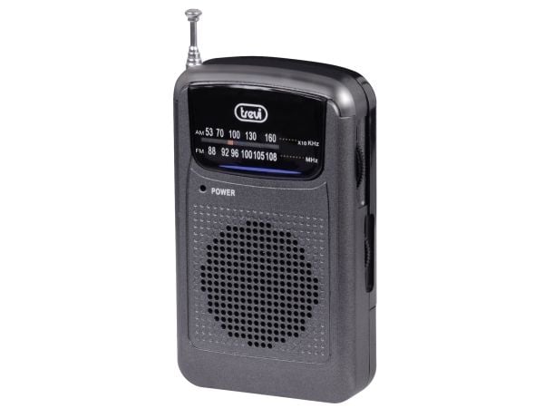 Trevi RA 710, Bærbar, Analog, AM, FM, Grå, Rotasjon, AAA