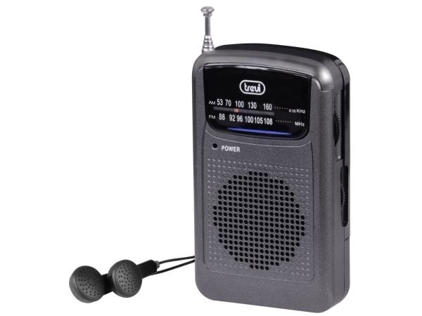 Trevi RA 710, Bærbar, Analog, AM, FM, Grå, Rotasjon, AAA