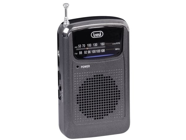 Trevi RA 710, Bærbar, Analog, AM, FM, Grå, Rotasjon, AAA