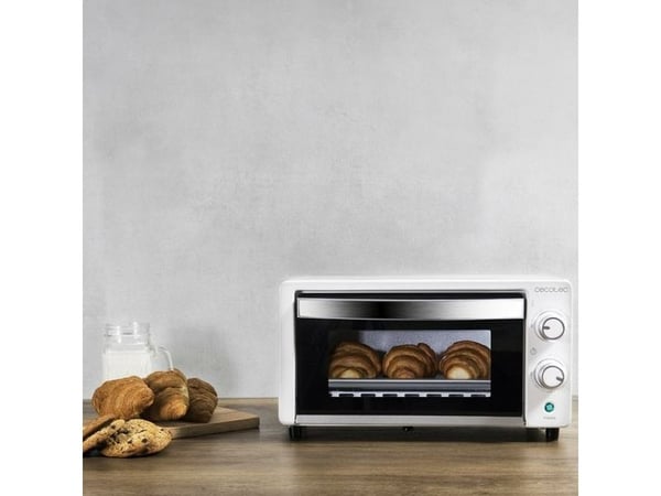 Cecotec Bake&Toast 1090, 10 l, Hvit, Frittstående, Rotasjon, 2 hyller, Mekanisk