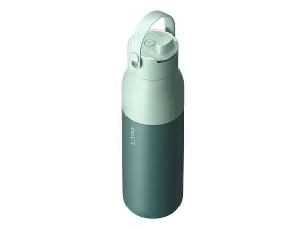 LARQ PureVis 2, 1000 ml, Daglig användning, Fysisk träning, Vandring, Idrott, Grön, Rostfritt stål, Vuxen, Man / Kvinna