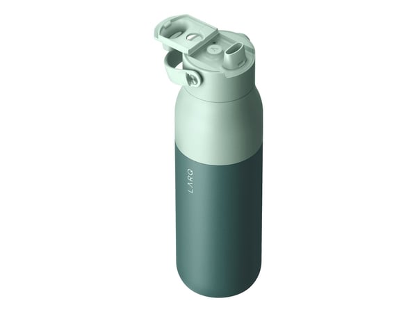 LARQ PureVis 2, 680 ml, Daglig användning, Fysisk träning, Vandring, Idrott, Grön, Rostfritt stål, Vuxen, Man / Kvinna