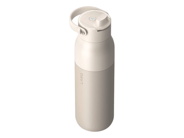 LARQ PureVis 2, Päivittäinen käyttö, Fitness, Patikointi, Urheilu, 1000 ml, Ruuvinkanta, Ruostumaton teräs, Hiekka, Aikuinen