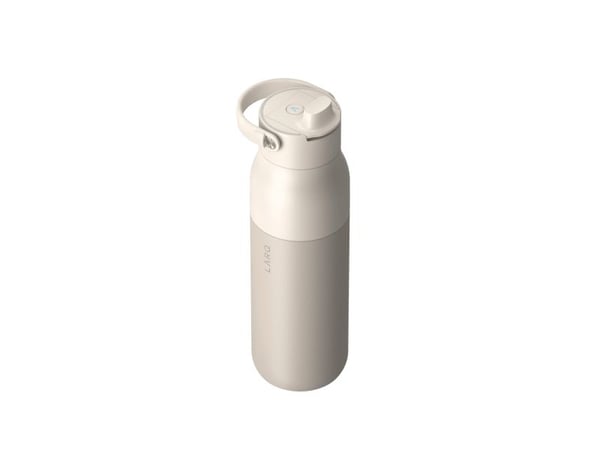 LARQ PureVis 2, Päivittäinen käyttö, Fitness, Patikointi, Urheilu, 1000 ml, Ruuvinkanta, Ruostumaton teräs, Hiekka, Aikuinen