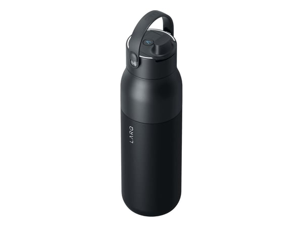 LARQ PureVis 2, 1000 ml, Daglig användning, Fysisk träning, Vandring, Idrott, Svart, Rostfritt stål, Vuxen, Man / Kvinna