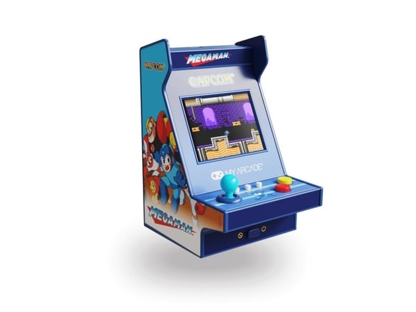My Arcade Mega Man Nano Player Pro, Flerfarget, Hjem-knapp, Valg-knapp, Startknapp, 6,1 cm (2.4"), USB/batteri, AAA, Alkalinsk