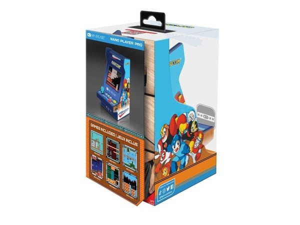 My Arcade Mega Man Nano Player Pro, Flerfarget, Hjem-knapp, Valg-knapp, Startknapp, 6,1 cm (2.4"), USB/batteri, AAA, Alkalinsk