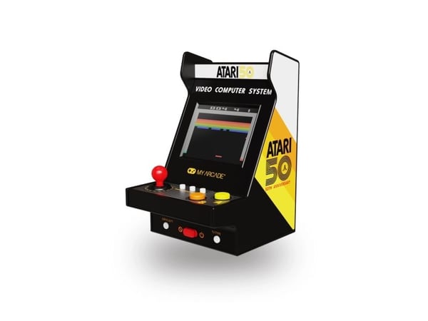 My Arcade Atari Nano Player Pro, flerfarget, Hjem-knapp, Select-knapp, Start-knapp, LCD, 6,1 cm (2,4"), USB/batteri, AAA
