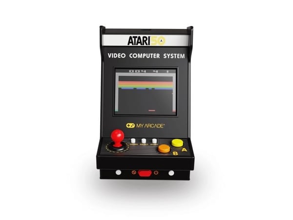 My Arcade Atari Nano Player Pro, flerfarget, Hjem-knapp, Select-knapp, Start-knapp, LCD, 6,1 cm (2,4"), USB/batteri, AAA
