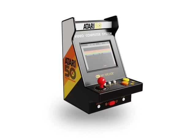 My Arcade Atari Nano Player Pro, flerfarget, Hjem-knapp, Select-knapp, Start-knapp, LCD, 6,1 cm (2,4"), USB/batteri, AAA