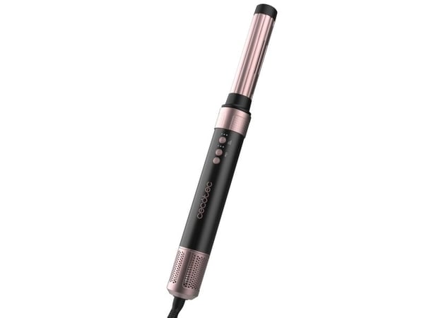 Cecotec Bamba CeramicCare 12in1 AirGlam Black, Multistyler, Varm, Sort, Rosa, Hengekrok, 1400 W, AC
