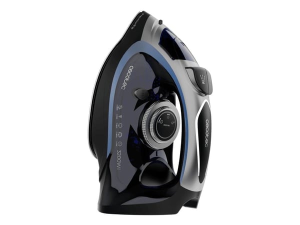 Cecotec IronHero 3200 Force Anodized, Tørr & dampstrykejern, 270 g/min, Sort, Blå, Grå, 70 g/min, Innebygget, 3200 W