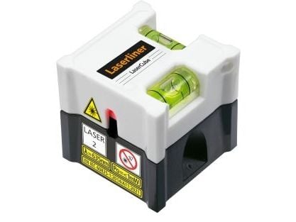 Laserliner LaserCube, 5 m, 1 mm/m, 635 nm (< 1 mW), Linjalaser, musta, Valkoinen, 4 h Laserliner LaserCube, 5 m, 1 mm/m, 635 nm (< 1 mW), Linjalaser, musta, Valkoinen, 4 h