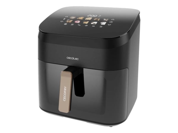 Cecotec Cecofry&Grill Smokin'' 8500, Varmluftsfrityr, 8,5 l, 40 °C, 200 °C, Single/enkelt, Sort, Brun