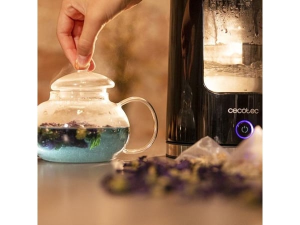 Cecotec Thermosense 330 Glassy, 1,7 l, 2200 W, Sort, Glass, Justerbar termostat, Vannivåindikator