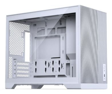 Phanteks XT M3 - Tower - micro ATX - sidepanel med vindu (herdet glass) - ingen strømforsyning (ATX) - hvit - USB/lyd