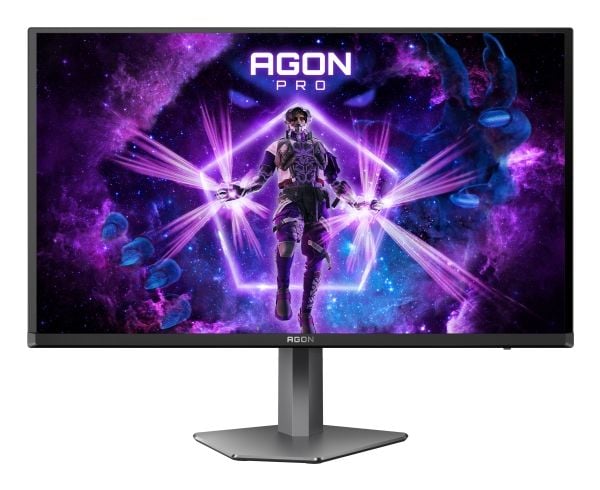 AOC AGON PRO AG276QKD2, 67,3 cm (26.5"), 2560 x 1440 pikseliä, Quad HD, QD-OLED, 0,03 ms, musta, Harmaa