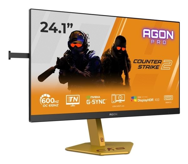 AOC AGON PRO CS24A, 61,2 cm (24.1"), 1920 x 1080 pikseliä, Full HD, LED, 0,5 ms, musta