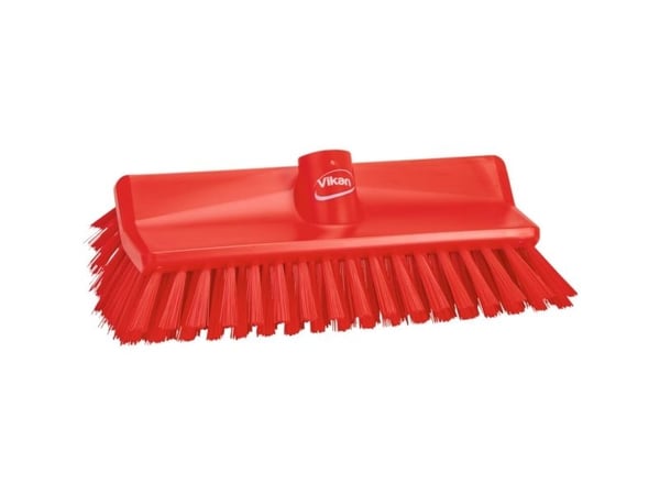 High-low børste, Vikan, 26,5x15x10cm, rød, polyester/PP/rustfrit stål, 26,5 cm