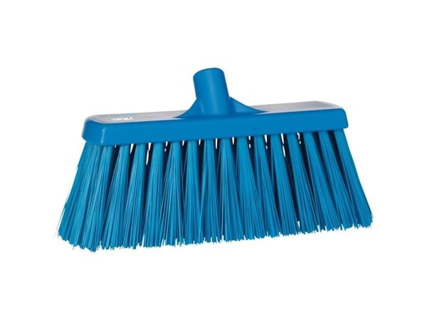 Sopborste Vikan blå polyester/PP rostfritt stål, 32 cm